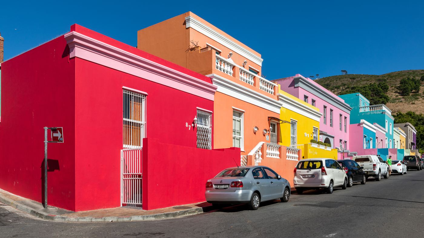 A colourful street in South Africa